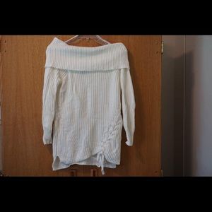 Off shoulder sweater